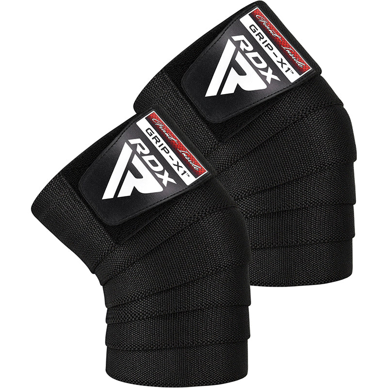 RDX K1 Gym Knee Wraps Black